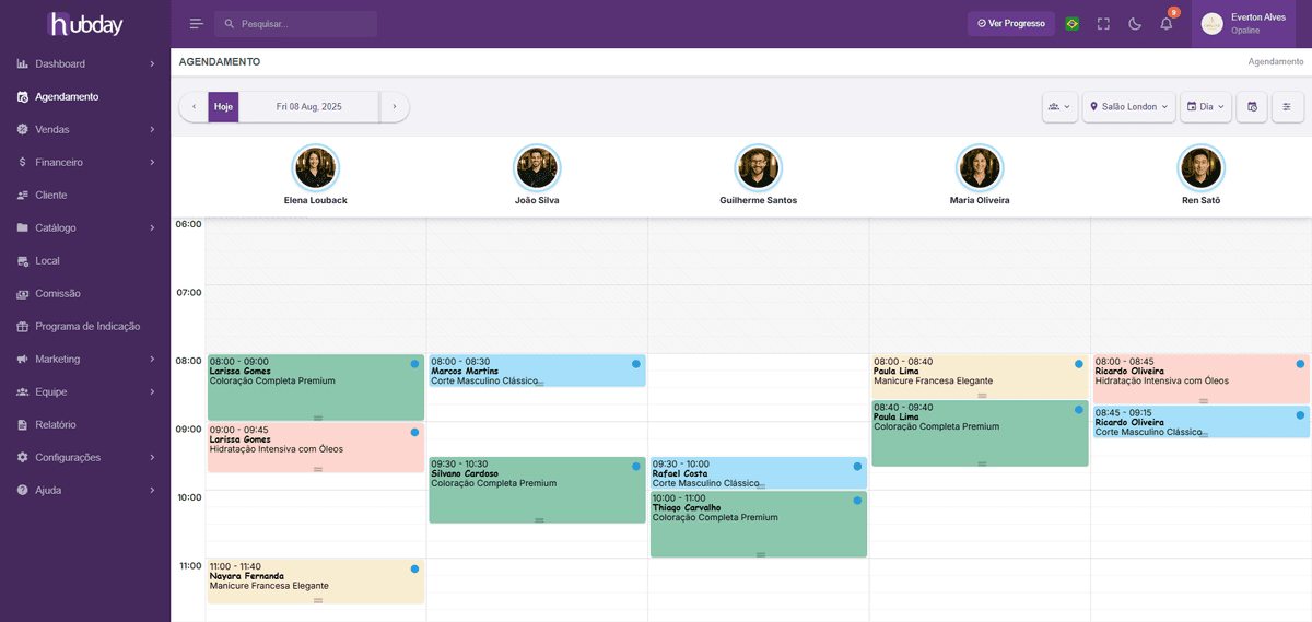 hubday Platform Dashboard